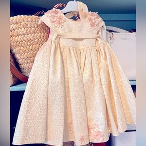 Elegant Beige Lace Dress
